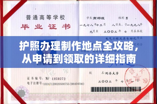 普宁护照办理制作地点全攻略，从申请到领取的详细指南