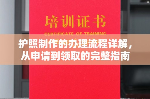 普宁护照制作的办理流程详解，从申请到领取的完整指南