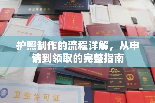 普宁护照制作的流程详解，从申请到领取的完整指南