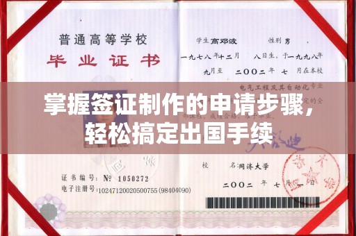 普宁掌握签证制作的申请步骤，轻松搞定出国手续